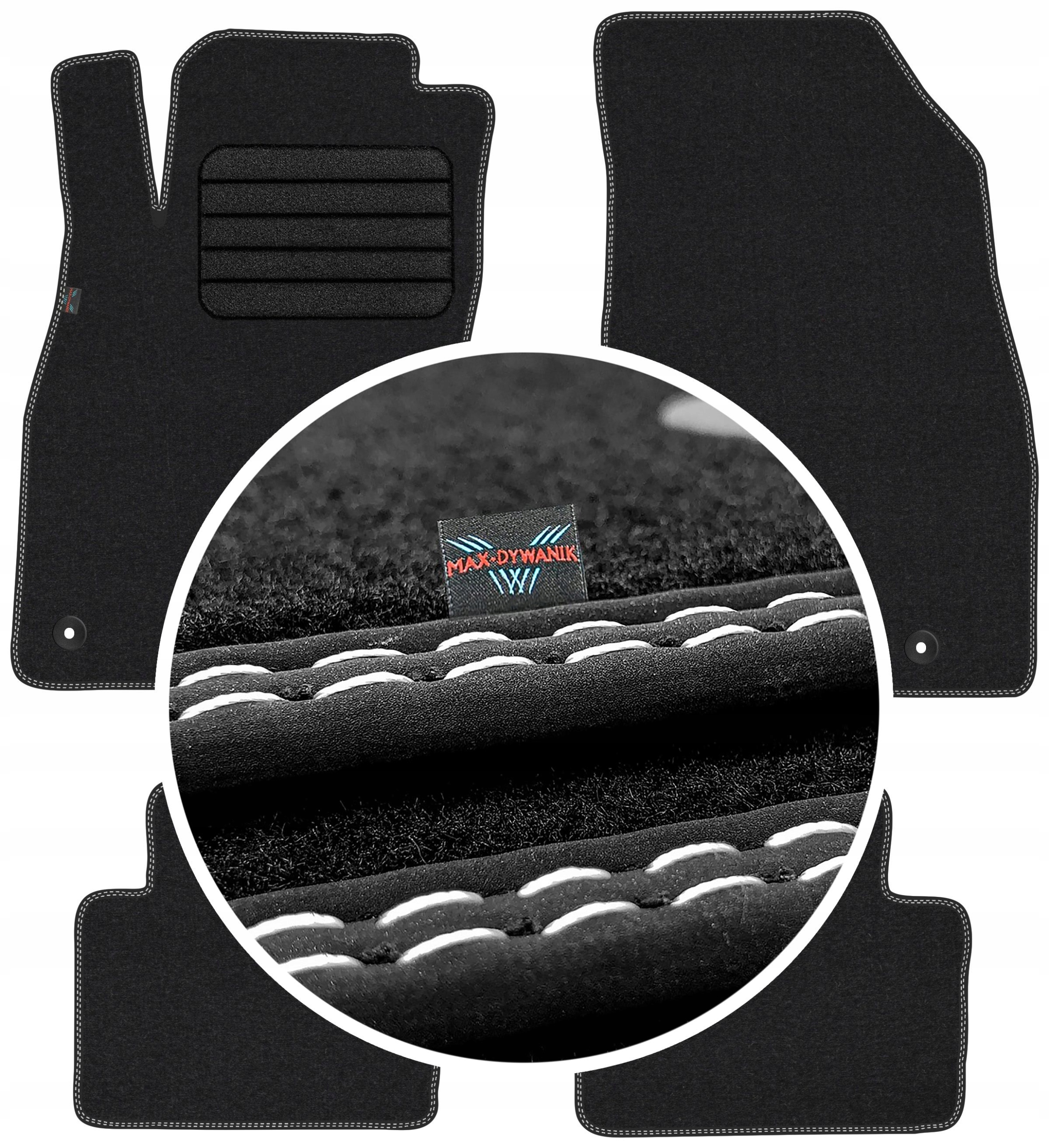 Opel Adam 2013-2019 Textilní koberce