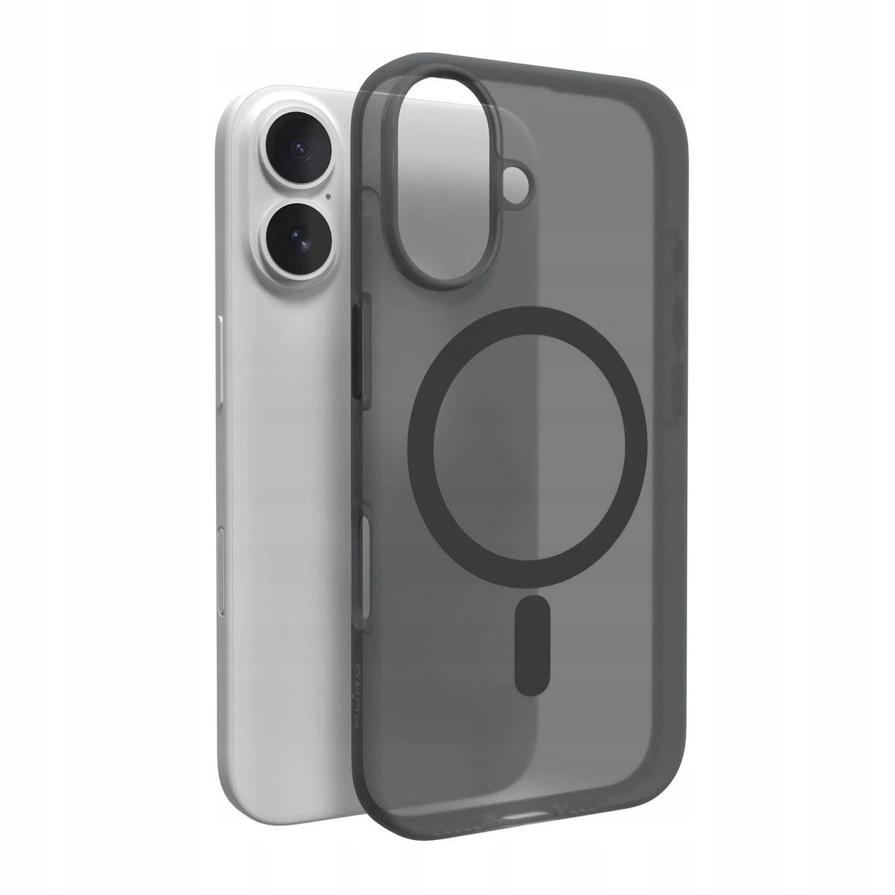 Etui Silikonowe Puro Daylight Do Magsafe Do Iphone 16 Plus Czarne
