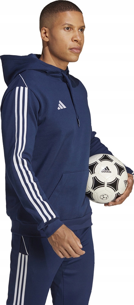 Pánská Mikina Adidas Tiro 23 League Sweat Hoodie Tmavě Modrá-bílá HS3599 vel. S