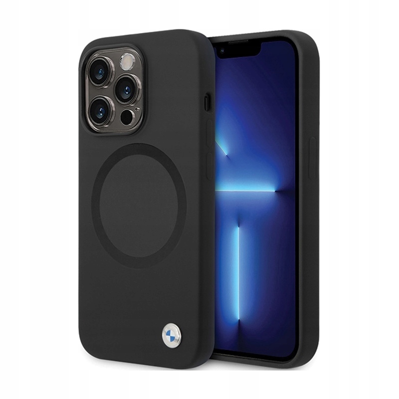 Bmw Signature Liquid Silicone MagSafe – Pouzdro pro iPhone 14 Pro (černé)