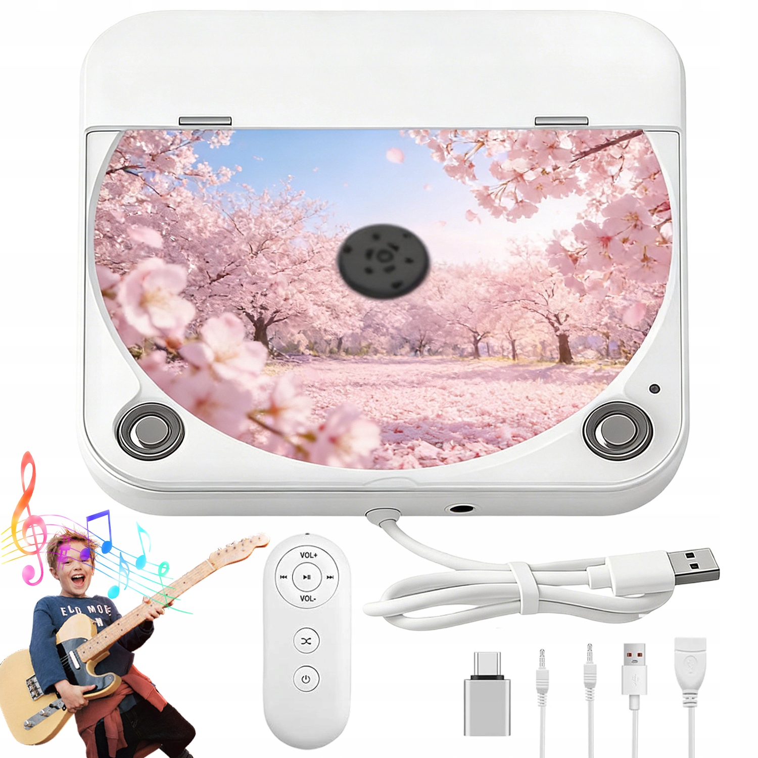 CD Přehrávač Do Auta Usb Aux Multiformátový CD Wav Cd-r Cd-rw