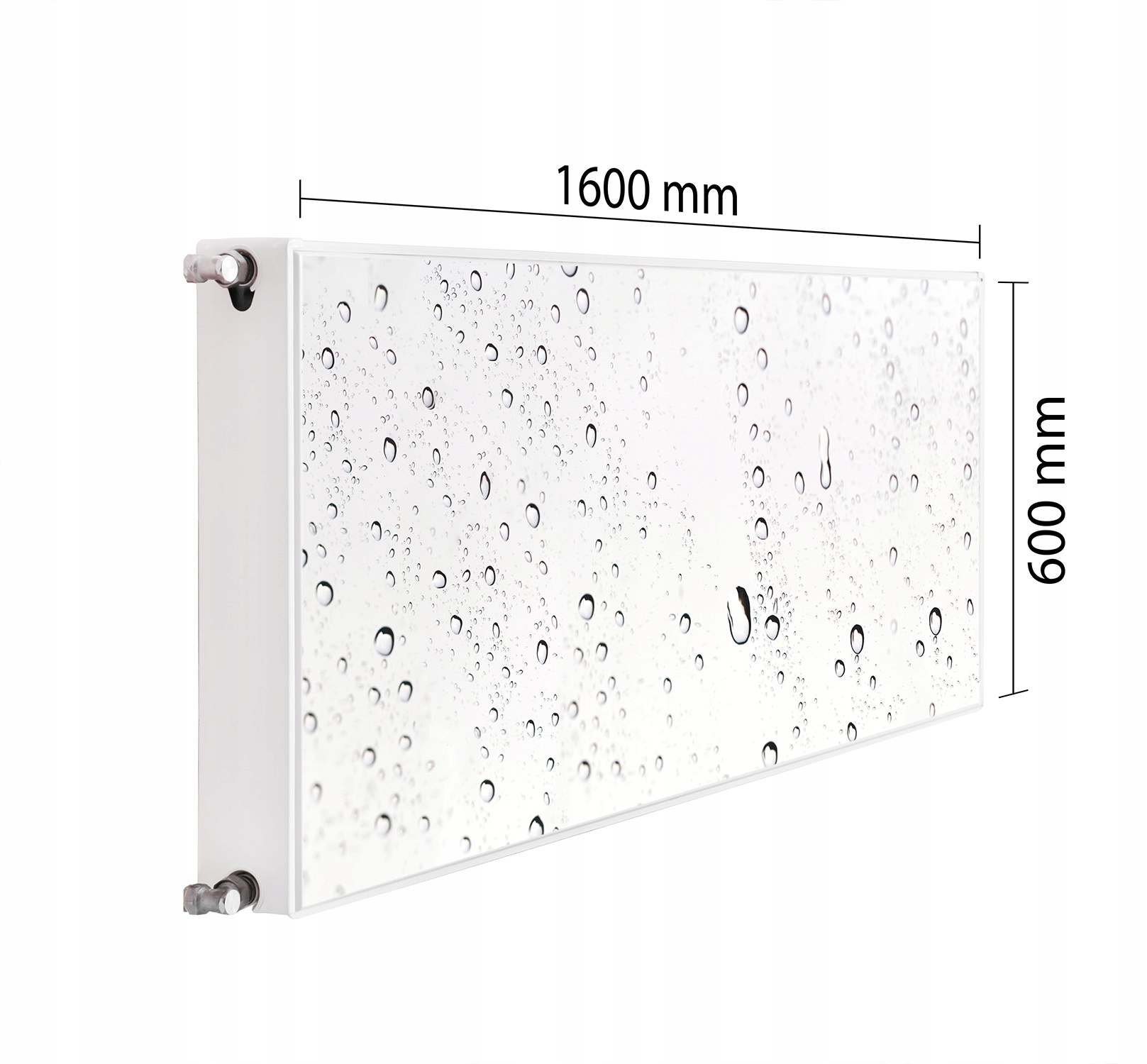 Magnetická Krytka Na Radiátor 160x60 Kapky Podložka Magnet