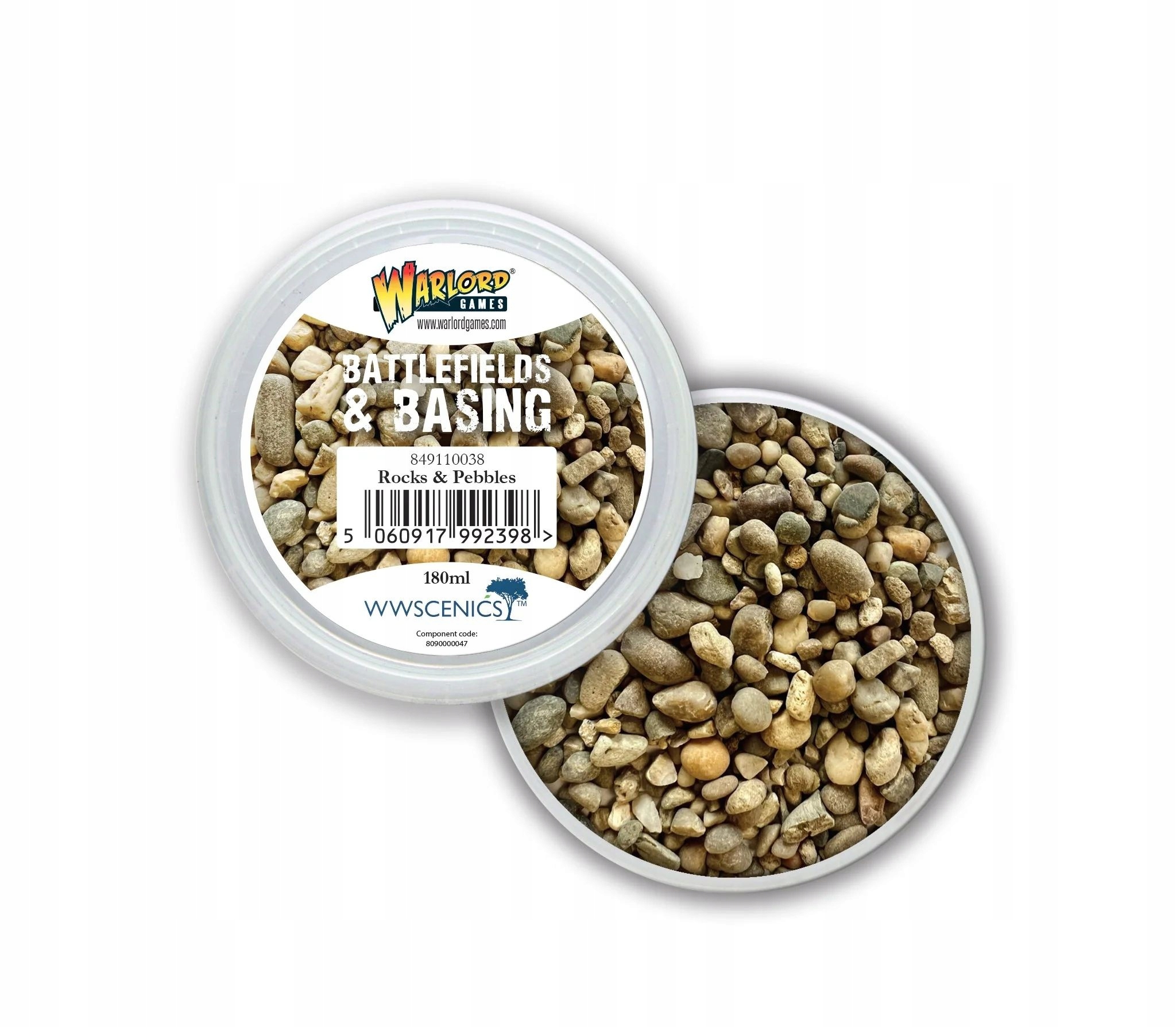 Battlefields and Basing Rocks and Pebbles 180ml dekoracja do dioram