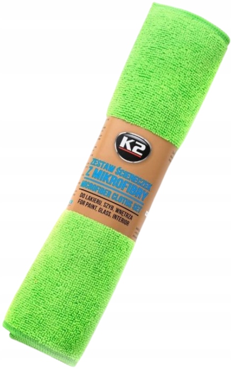 K2 Zestaw ściereczek z mikrofibry 30x35 cm do auta samochodu 200 gsm 4 szt.