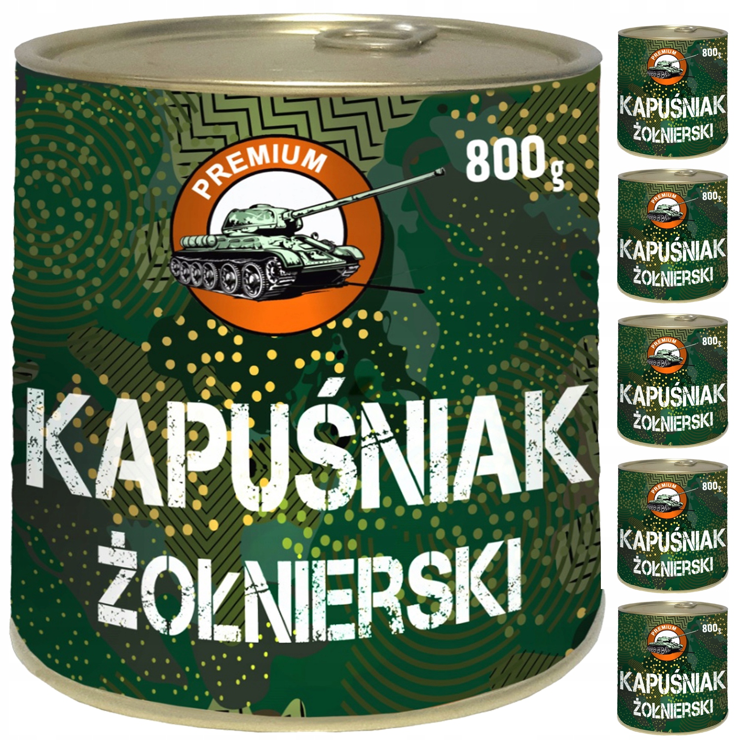Ankor 6x Polévka kapučín vojenský plechovka 800 g svařák
