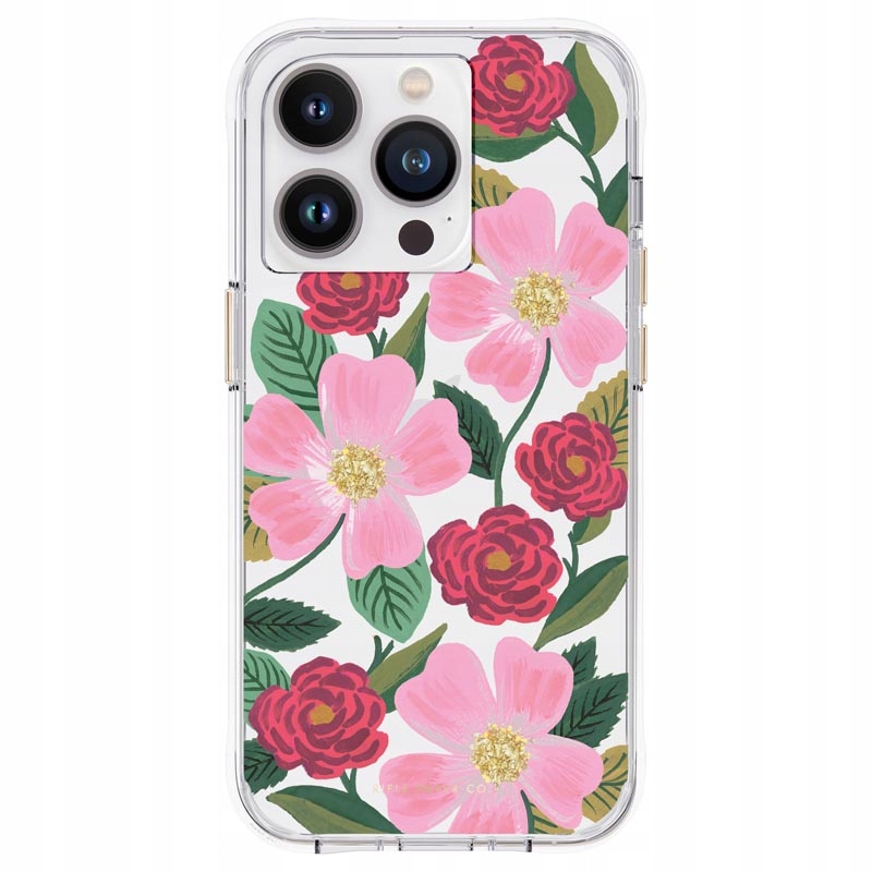 ND38_RP049818 Rifle Paper Clear Etui iPhone 14