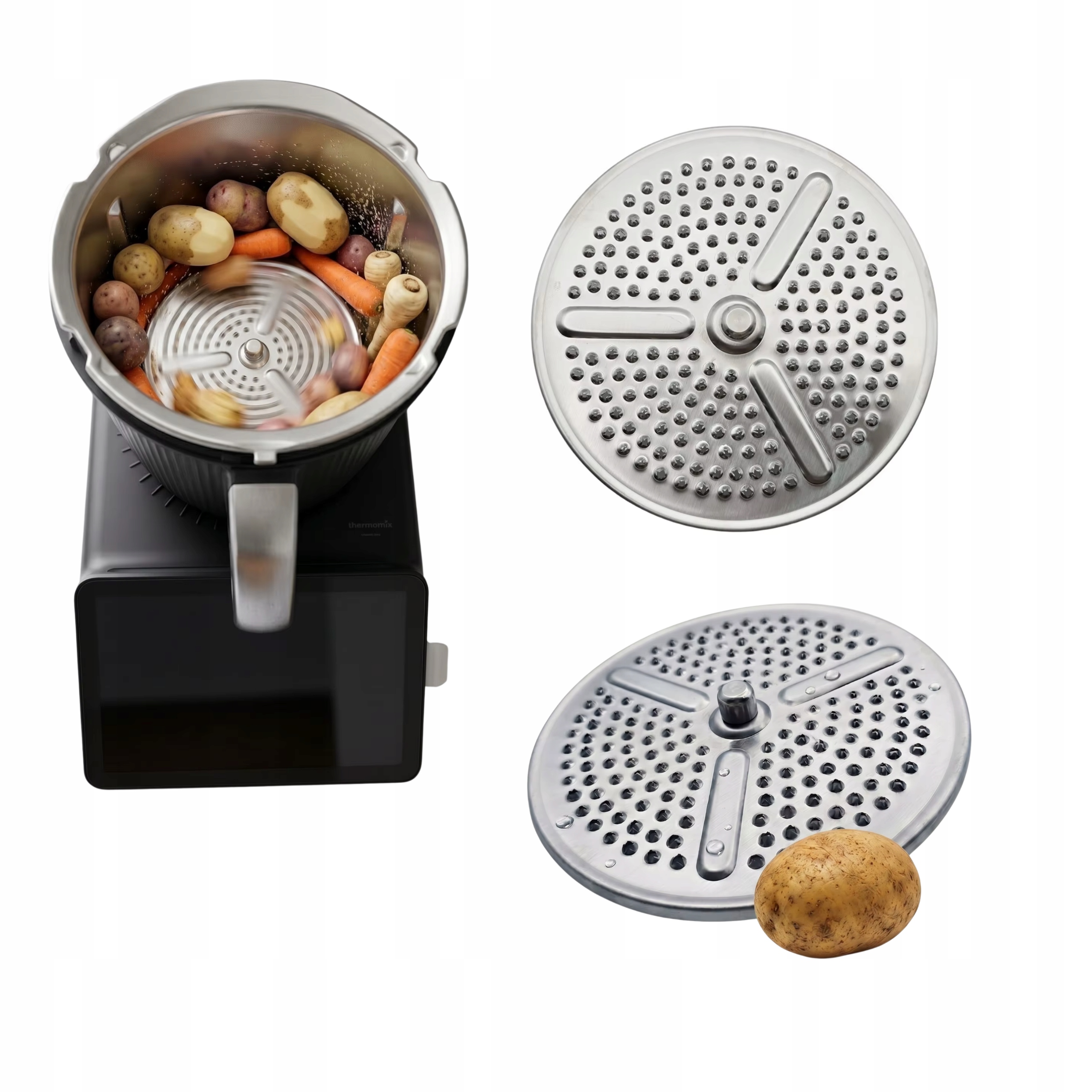 Škrabka na brambory zeleniny Kryt pro Thermomix Tm7 na zeleniny TM7