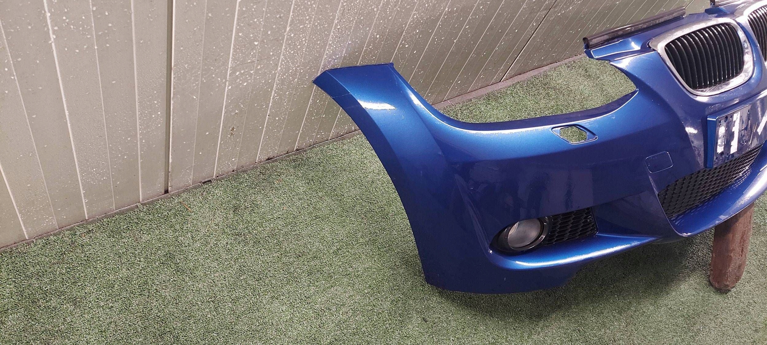 bumper BMW 3 E92 E93 05-10 m-packet LAK: 381 LEMANSBLAU METALLIC