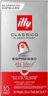 Kawa w kapsułkach illy Classico Espresso 100% Arabika 10 szt kod 22707