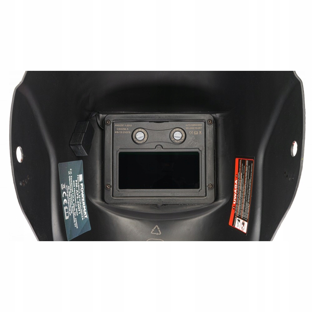 SAMOŚCIEMNIAJĄCA MASKA PRZYŁBICA SPAWALNICZA FILTR AUTOMATYCZNA LCD Klasa optyczna 1/1/1/2