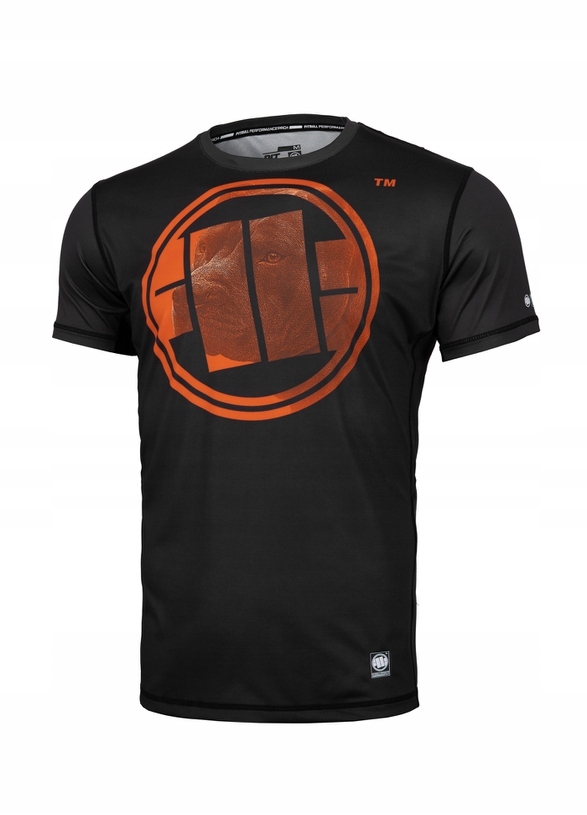 Rashguard Pit Bull West Coast Orange Dog XXL