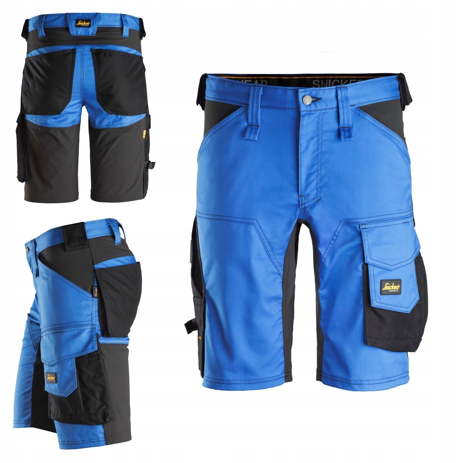 Spodenki krótkie męskie Snickers Stretch Slim 6143 niebieskie rozmiar 50