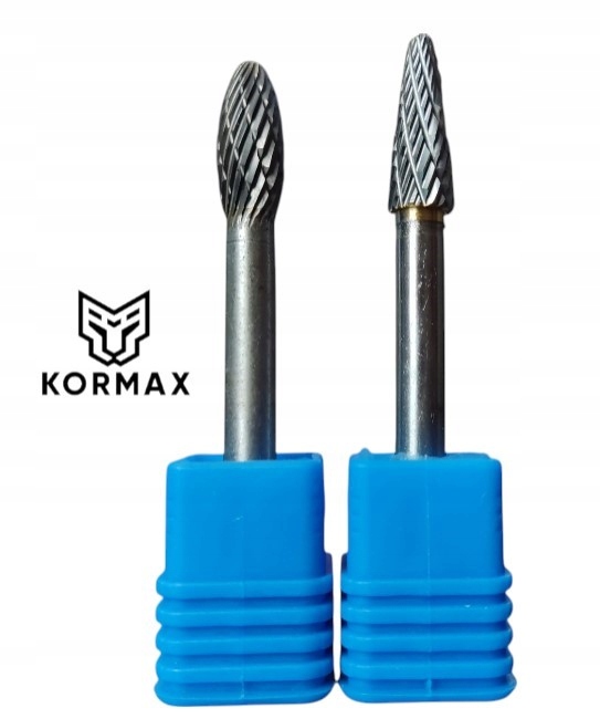 Fréza pilník vysokorychlostní rotační 8 mm na kov s karbidem Set 2ks