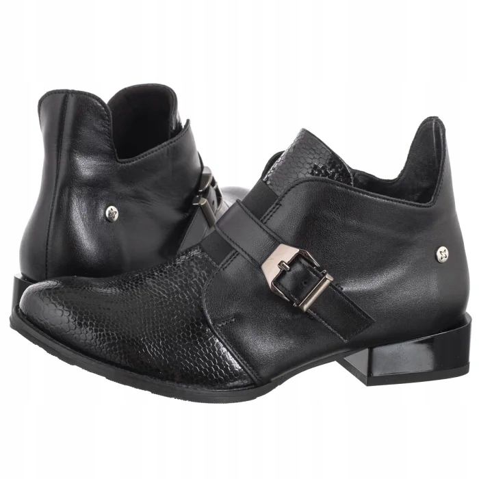 Zateplené boty Maciejka černé 06692-01