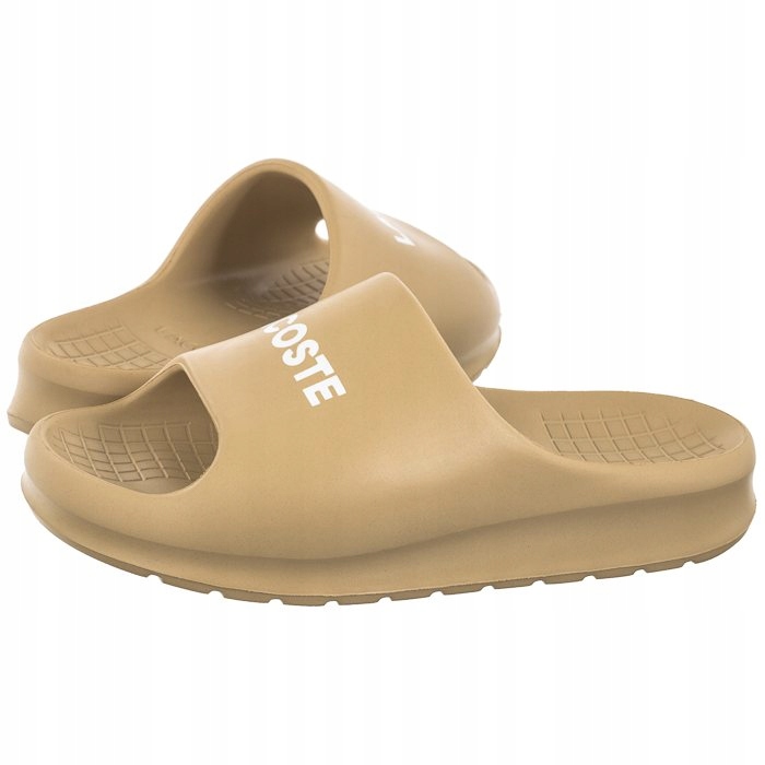 Dámské boty Nazouváky Lacoste Serve Slide 2.0 124 1 Cfa Lt Brw/Lt Béžová