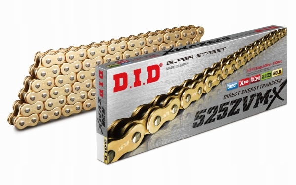 D.I.D Hnací Reťazec Moto DID 525 X-ring (4629AN) (rozkovaný Ohnisko)