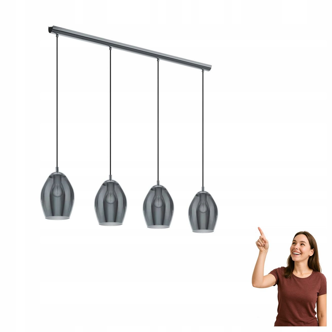 Závesná lampa Estanys 39566 Eglo