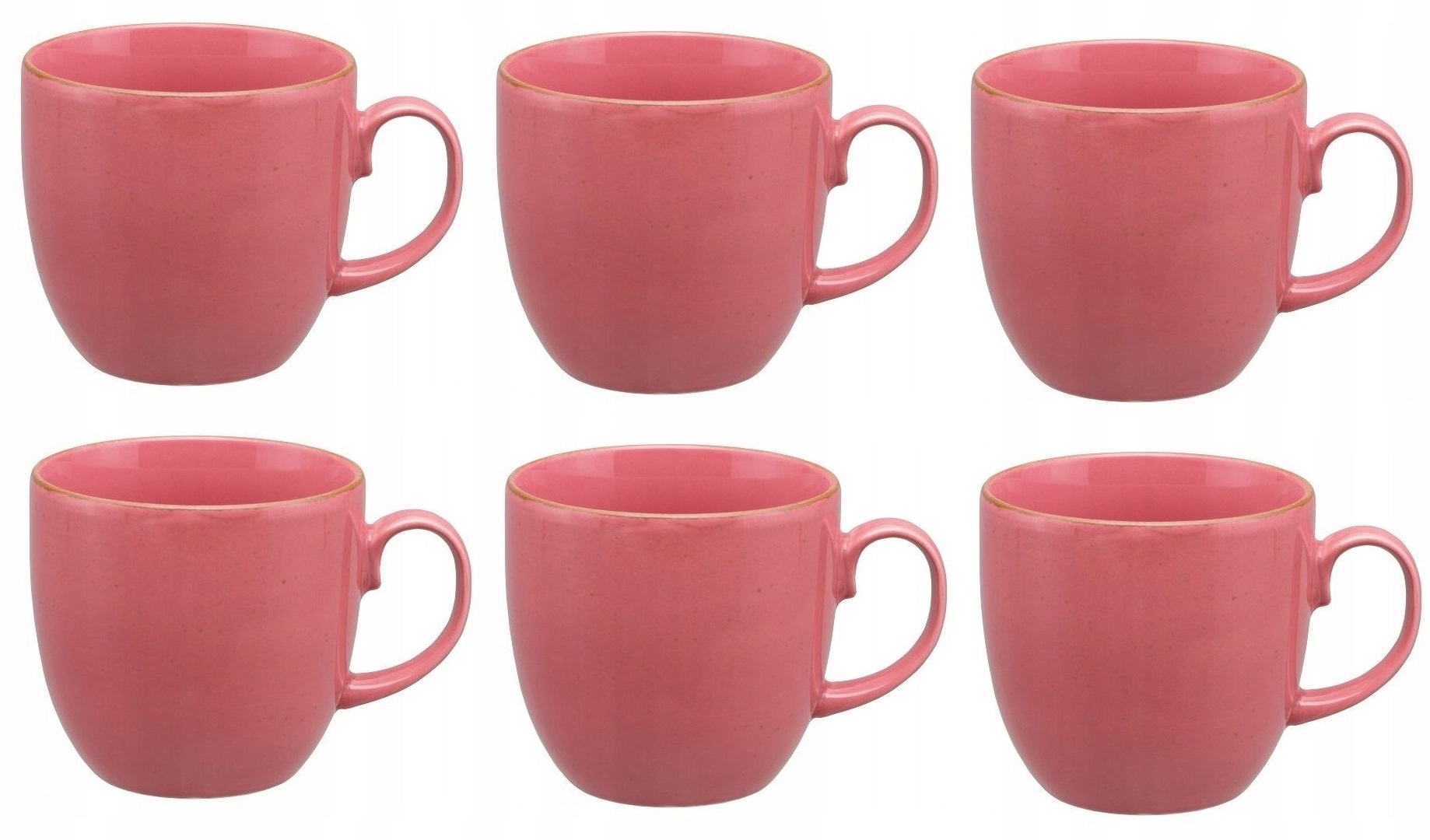 LUBIANA RONDO 6 X KUBEK 400 ML KORALOWY KK