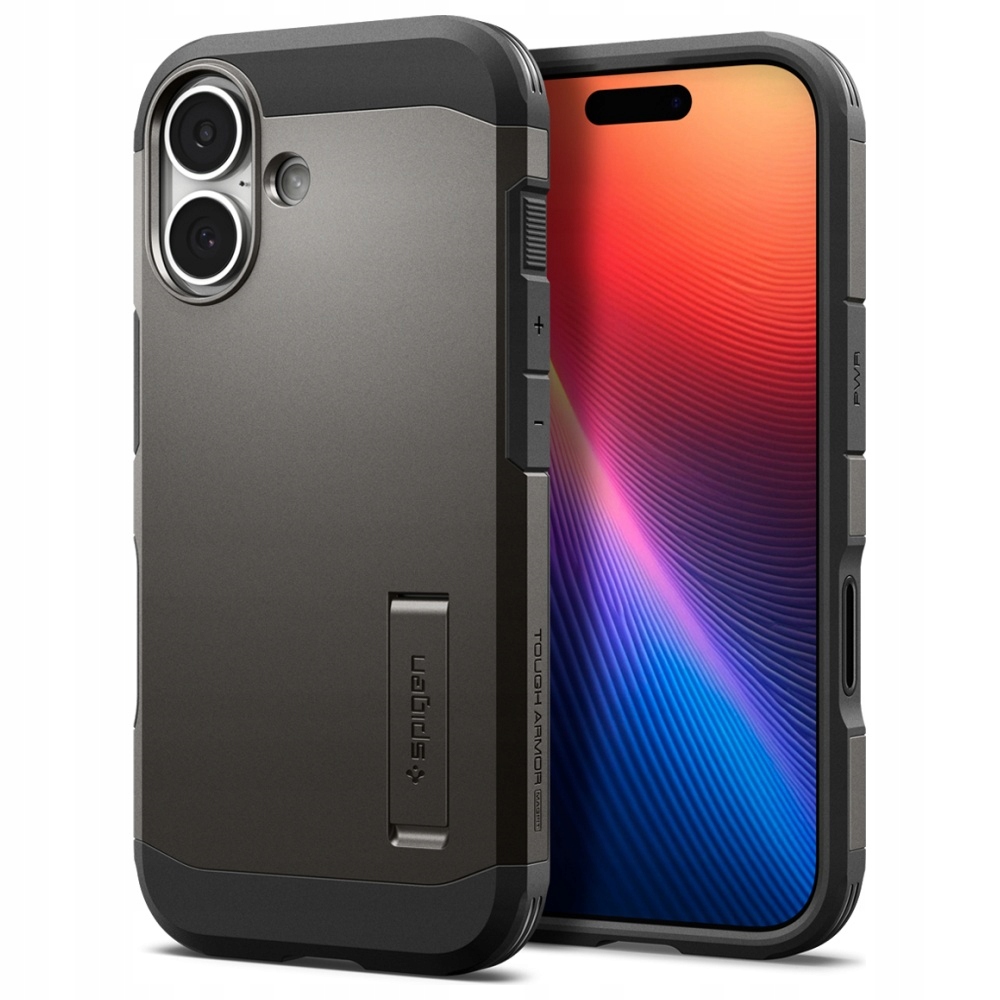 Pouzdro Spigen Tough Armor Mag MagSafe pro iPhone 17 gunmetal