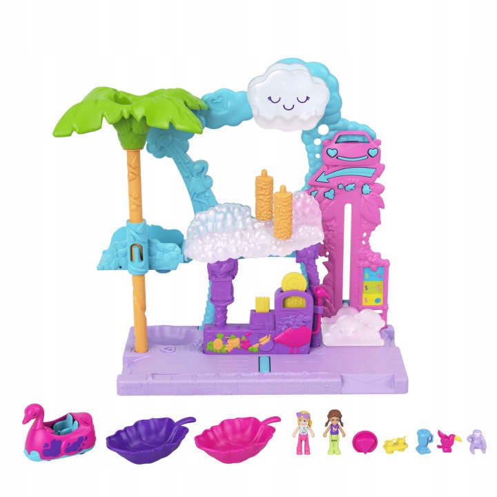 LALKA POLLY POCKET ZESTAW FLAMINGOWA MYJNIA Marka Polly Pocket