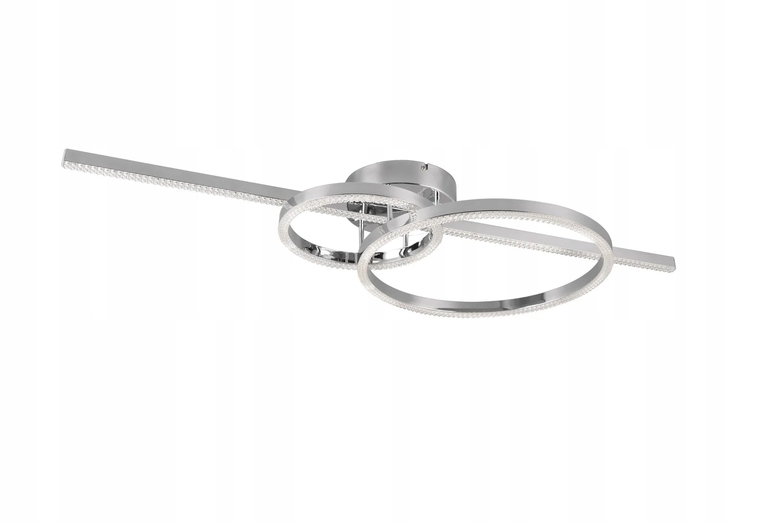 Stropní svítidlo geometrická, moderní stříbrná, Led, regulace barvy Trio