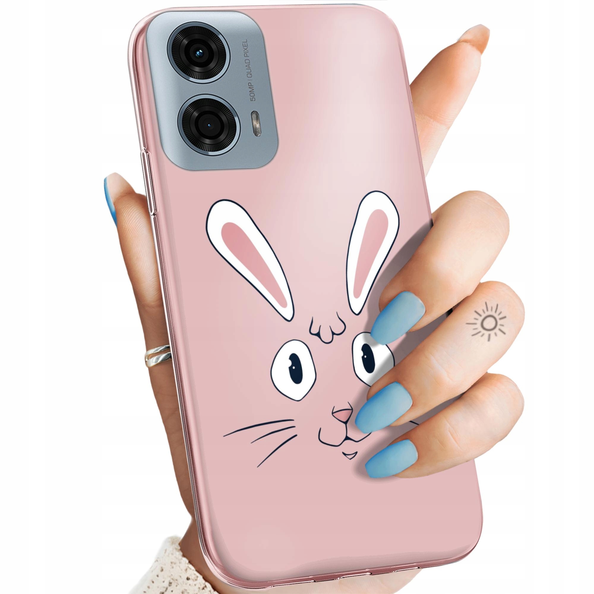 Etui Do Motorola Moto G24 Moto G04 Królik Zając Bunny Obudowa Case