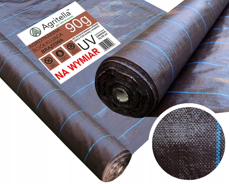 

Agrotkanina brązowa pod korę Na Metry 1,1x1m 70g