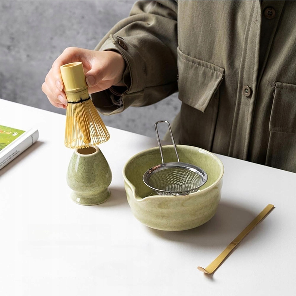 Dovanų matcha rinkinys 7 vnt. su chashaku šaukšteliu