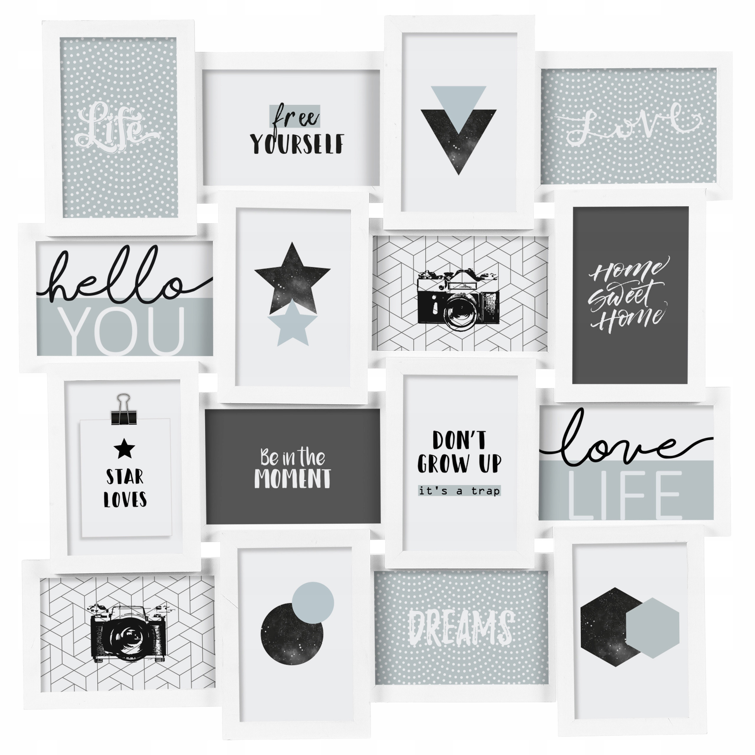 Rámeček Na Fotografie Rámeček Na 16 Fotografií Multirama Koláž