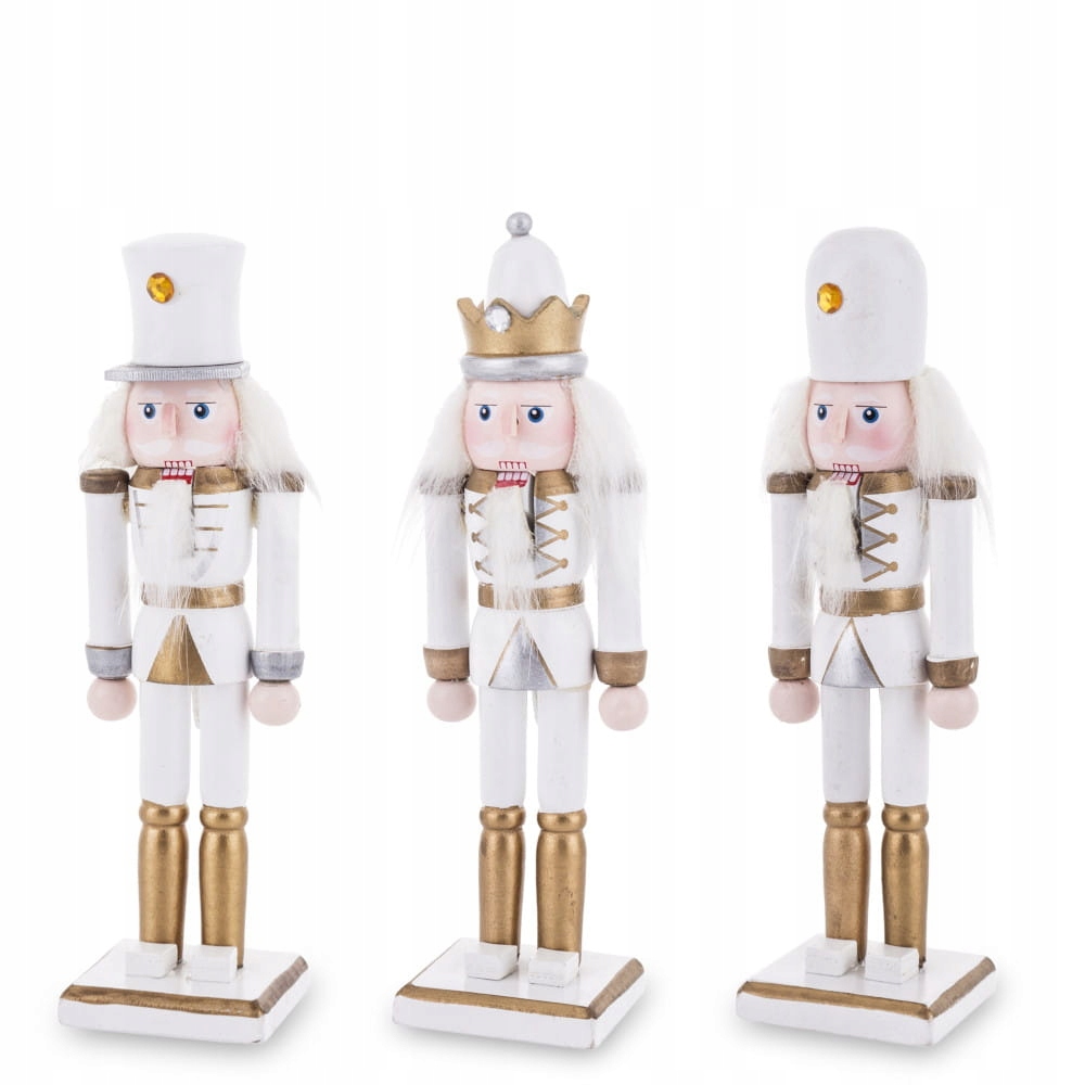 

Zestaw 3 Szt. Figurka Dziadek Do Orzechów 18 CM