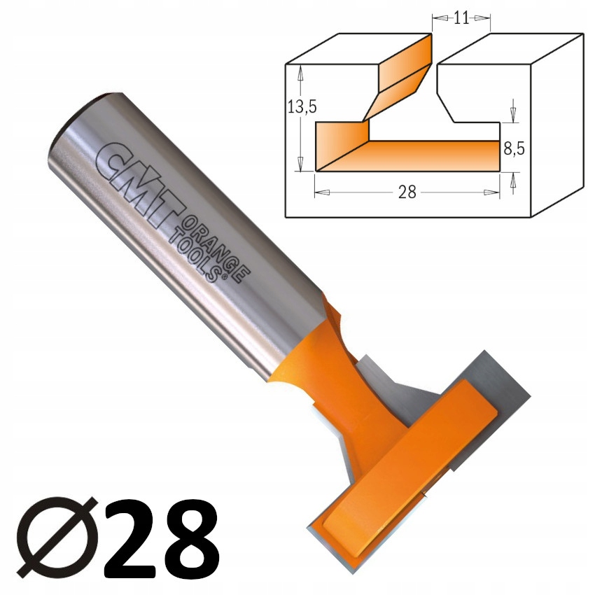 

Frez do drewna 28mm typu T-slot Cmt 950.603.11