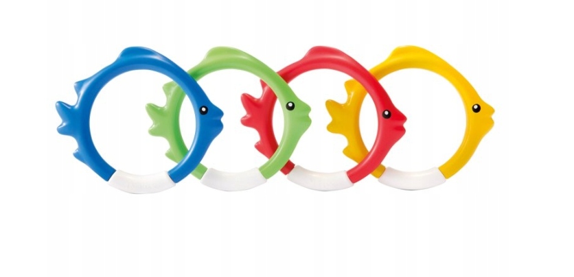 4 x Zabawka do nurkowania INTEX 55507 Obręcz Rybki