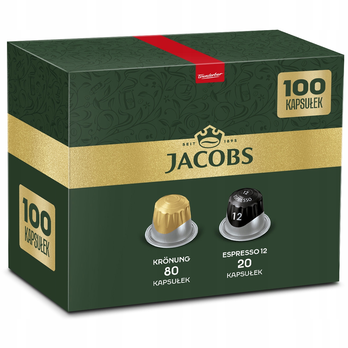 Zestaw kapsułk Jacobs do Nespresso(r)* mix Kronung espresso, 100 kaw