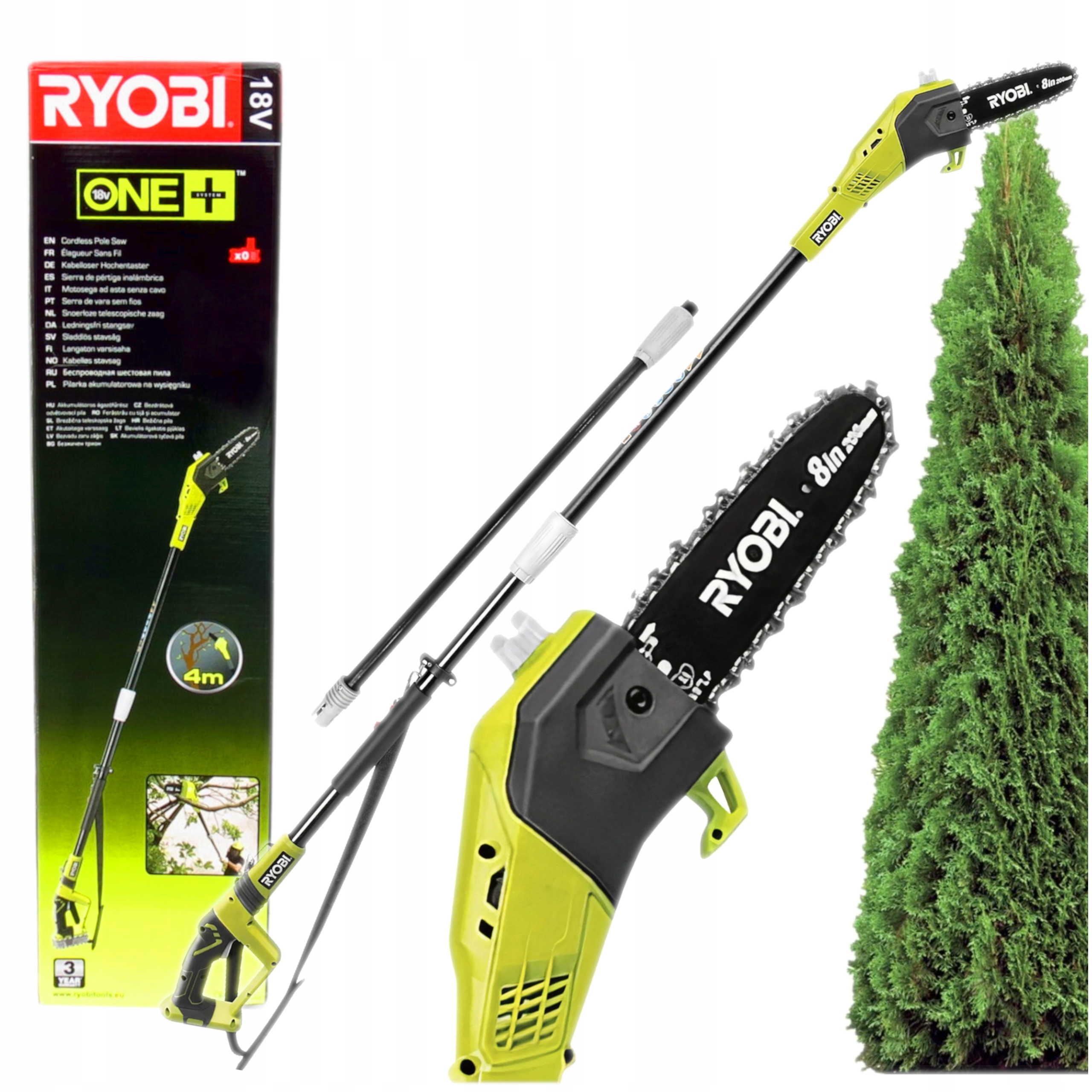 Pilka na větve 18V One+ s vodicí lištou 20 cm OPP1820 5133001250 Ryobi