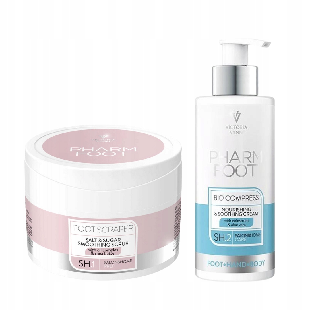 Pharm Foot Sada vyhlazující peeling vyživující a zklidňující krém