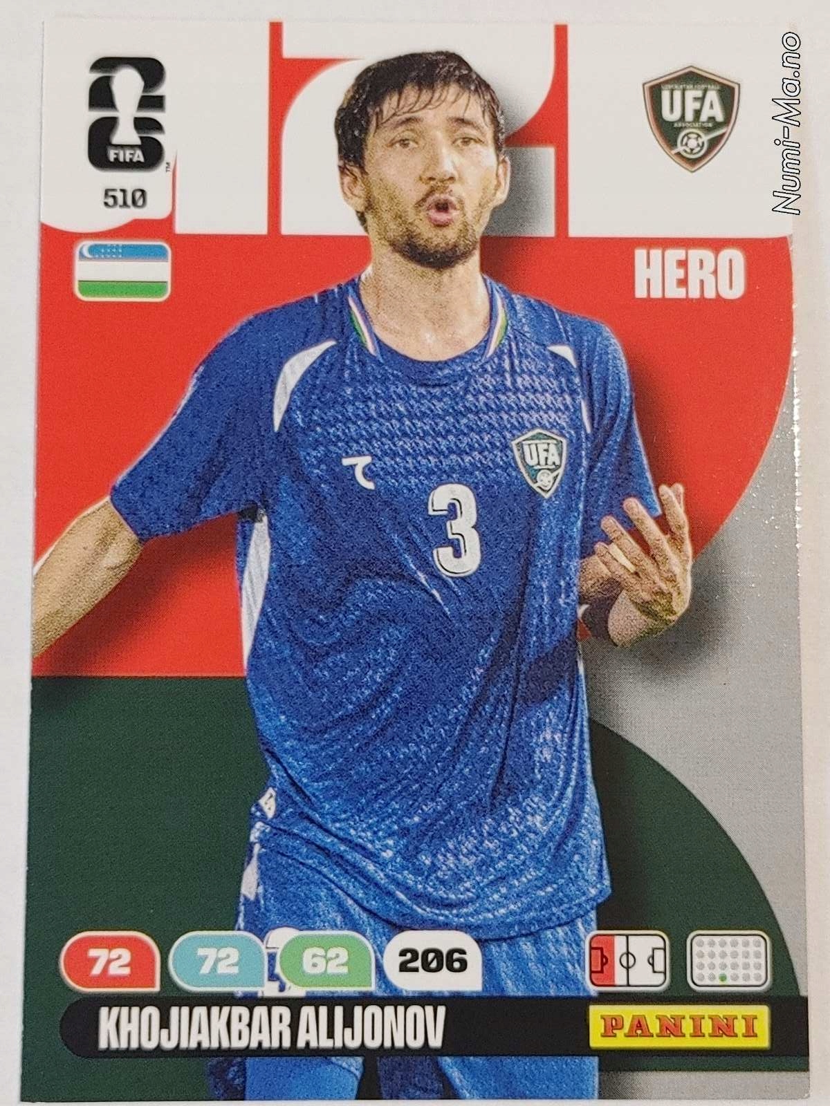 Fifa World Cup 2026 510 Uzbekistan Alijonov 7998