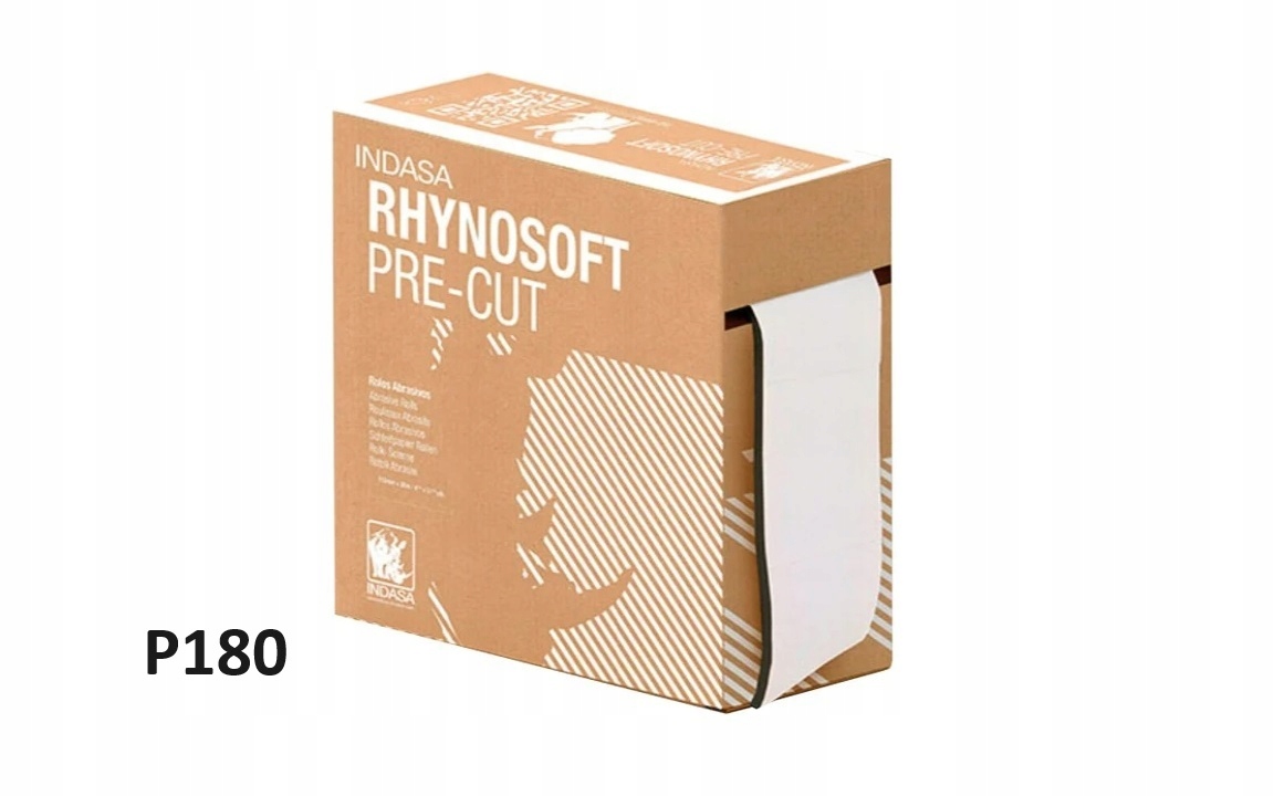 INDASA RHYNOSOFT PAPIER ŚCIERNY NA GĄBCE P180 1M