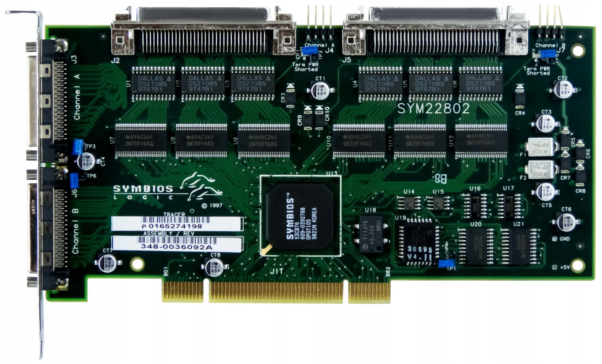 Symbios SYM22802 Dual Hvd Scsi Pci