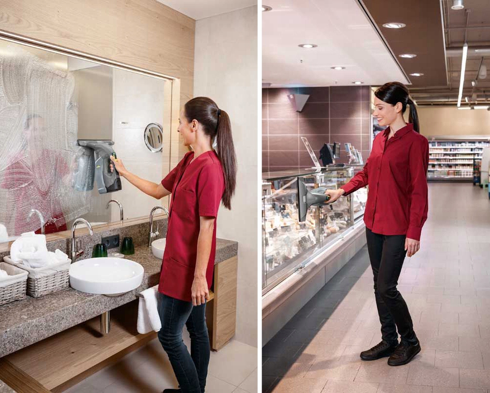 KARCHER WVP 10 PROFESJONALNA MYJKA DO SZYB FIRMA Maksymalna szerokość ściągaczki 28 cm