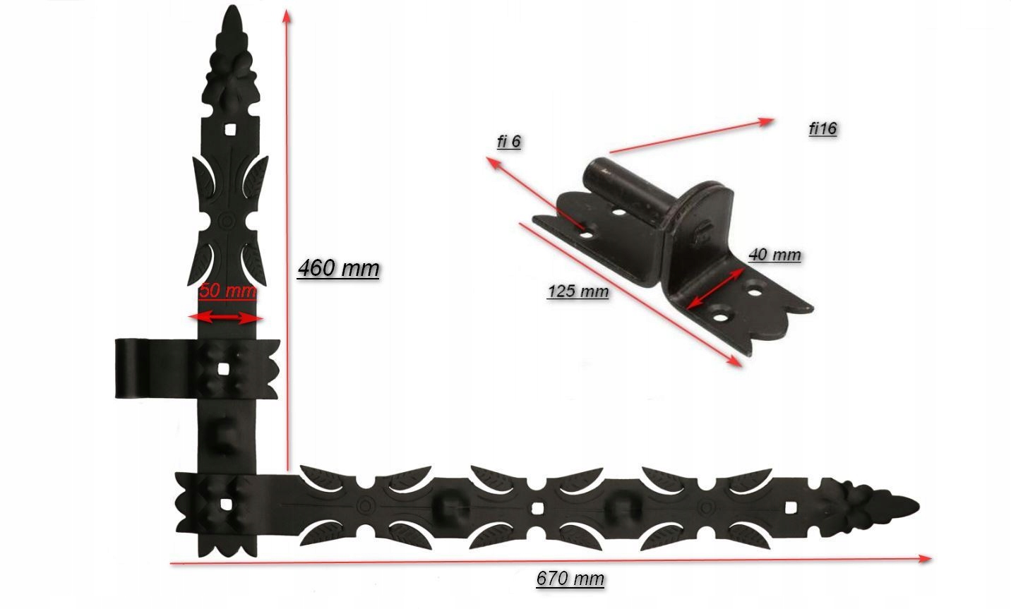 ZAWIAS KĄTOWY KUTY 600 KOWALSTWO EAN (GTIN) 5905090490845