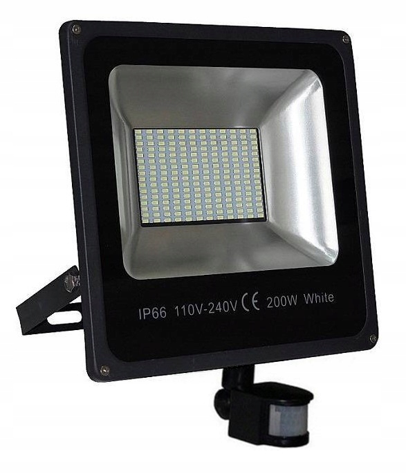 143 ГАЛОГЕННА ЛАМПА СВІТЛОДІОДНИЙ ПРОЖЕКТОР 200W ДАТЧИК