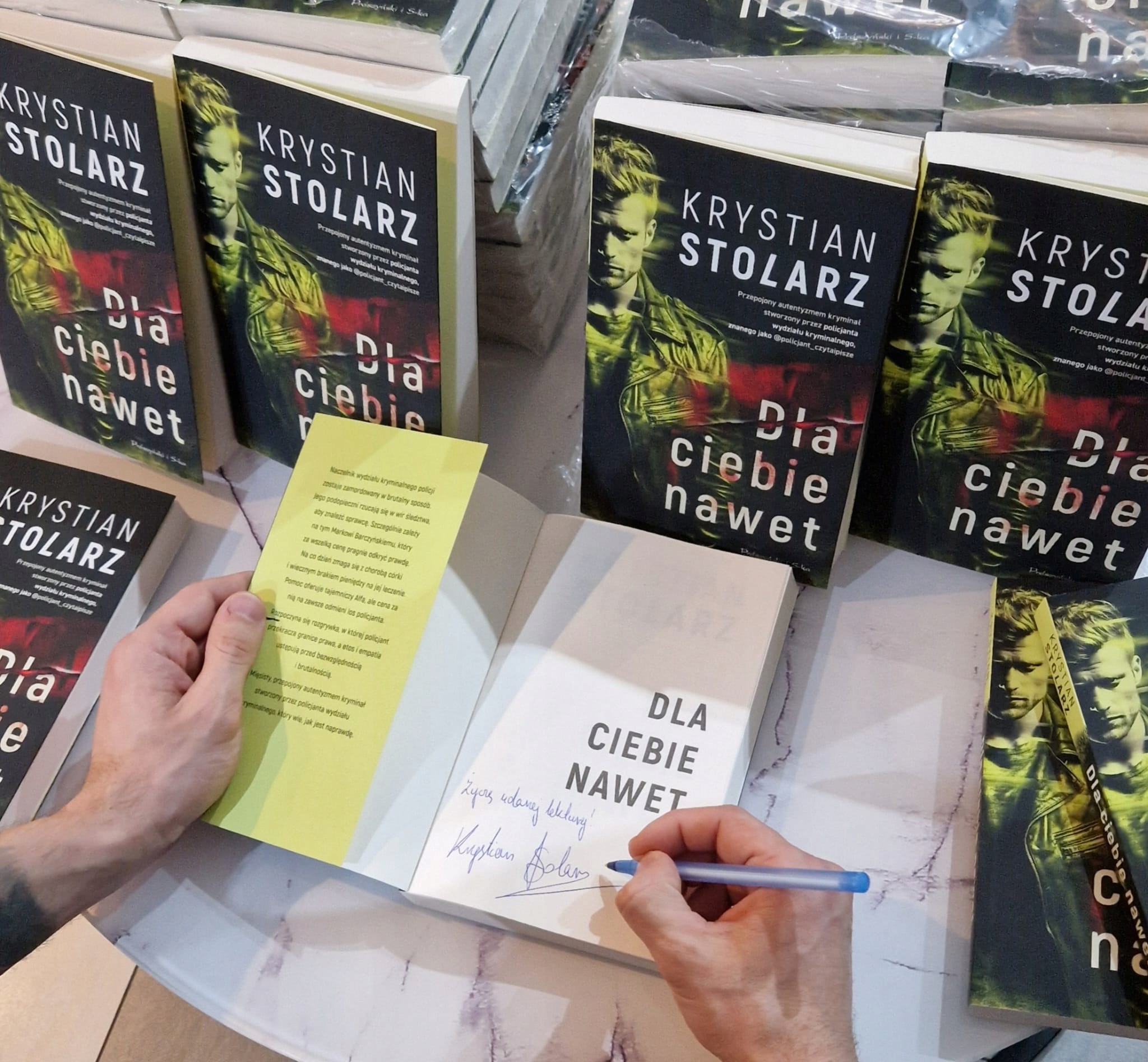 Dla ciebie nawet Krystian Stolarz Z AUTOGRAFEM ISBN 9788383521831