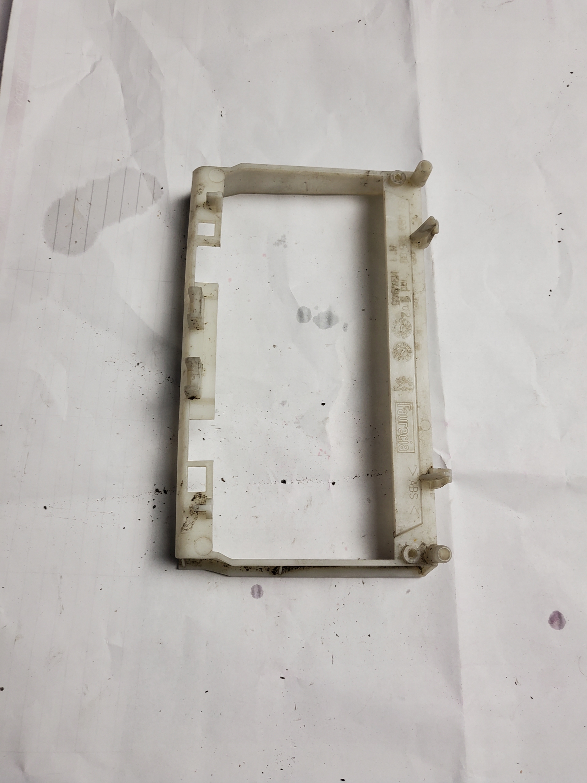 Support plaque Châssis Console PANELU Contrôle Bloc de chauffage complet PEUGEOT 307 OE EU