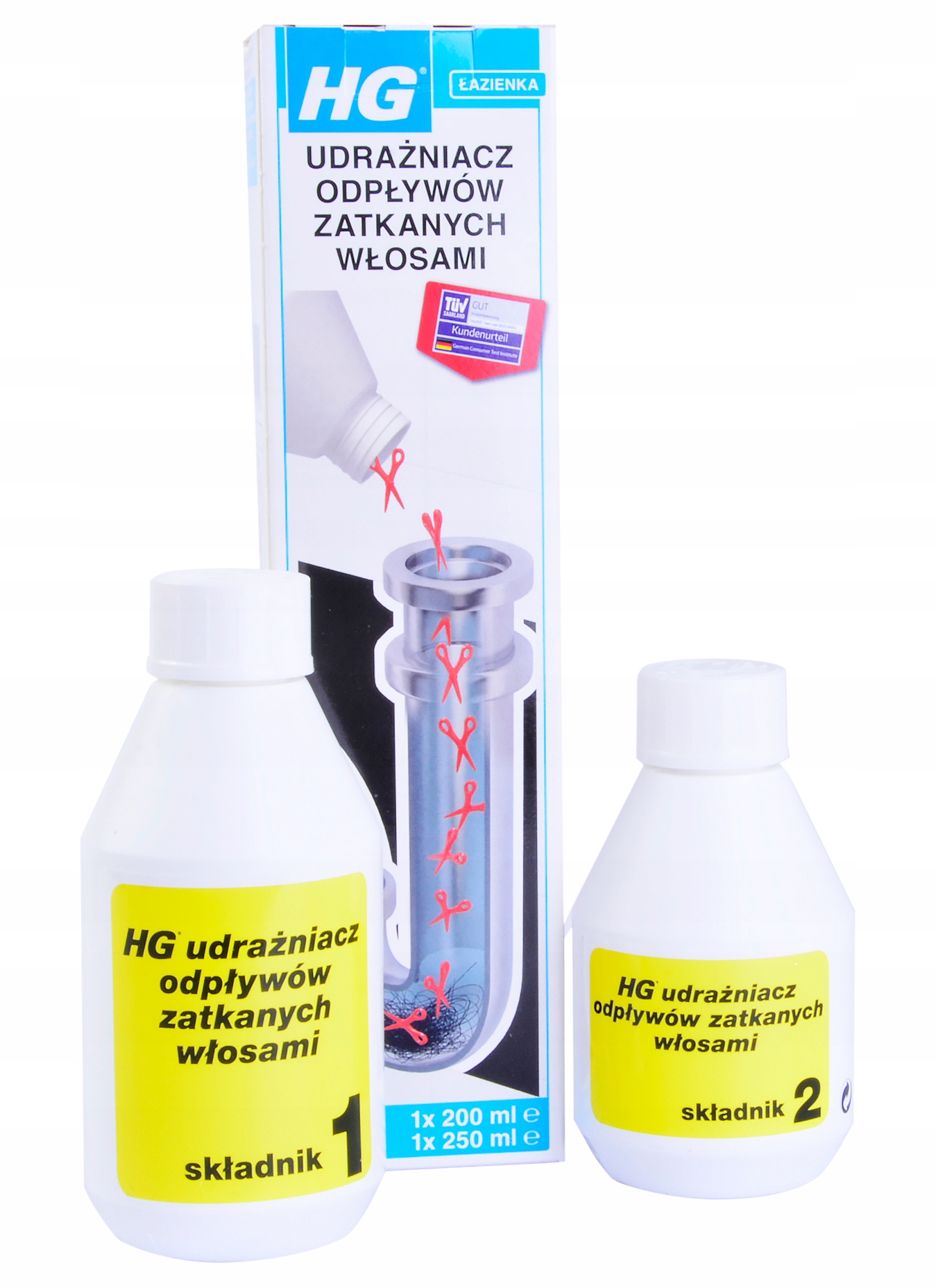

Hg Udrażniacz odpływów zatkanych włosami