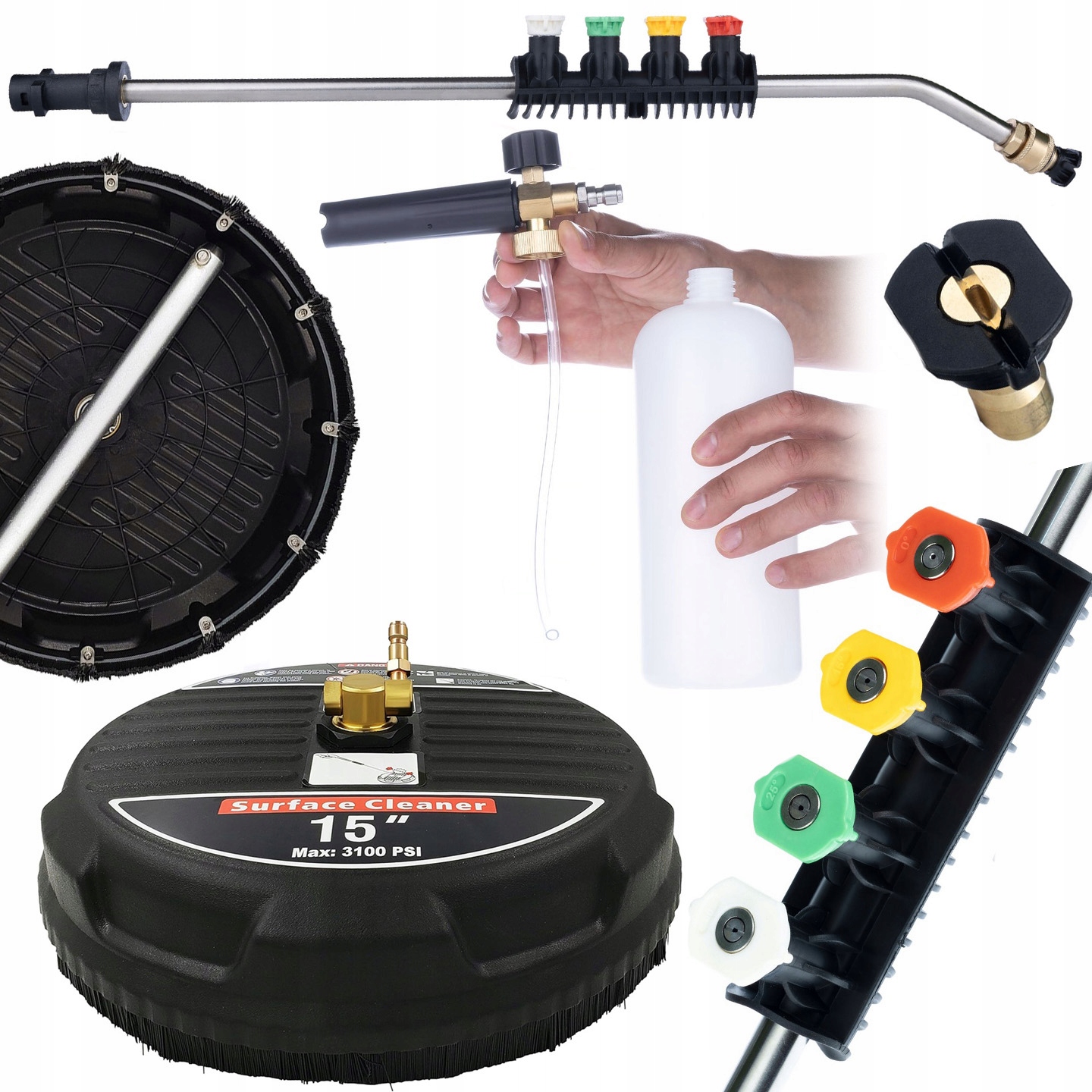 Kartáč Na Kostky Rychlospojka 5 Trysek Tlakové Myčky Pěnovačka Lanka