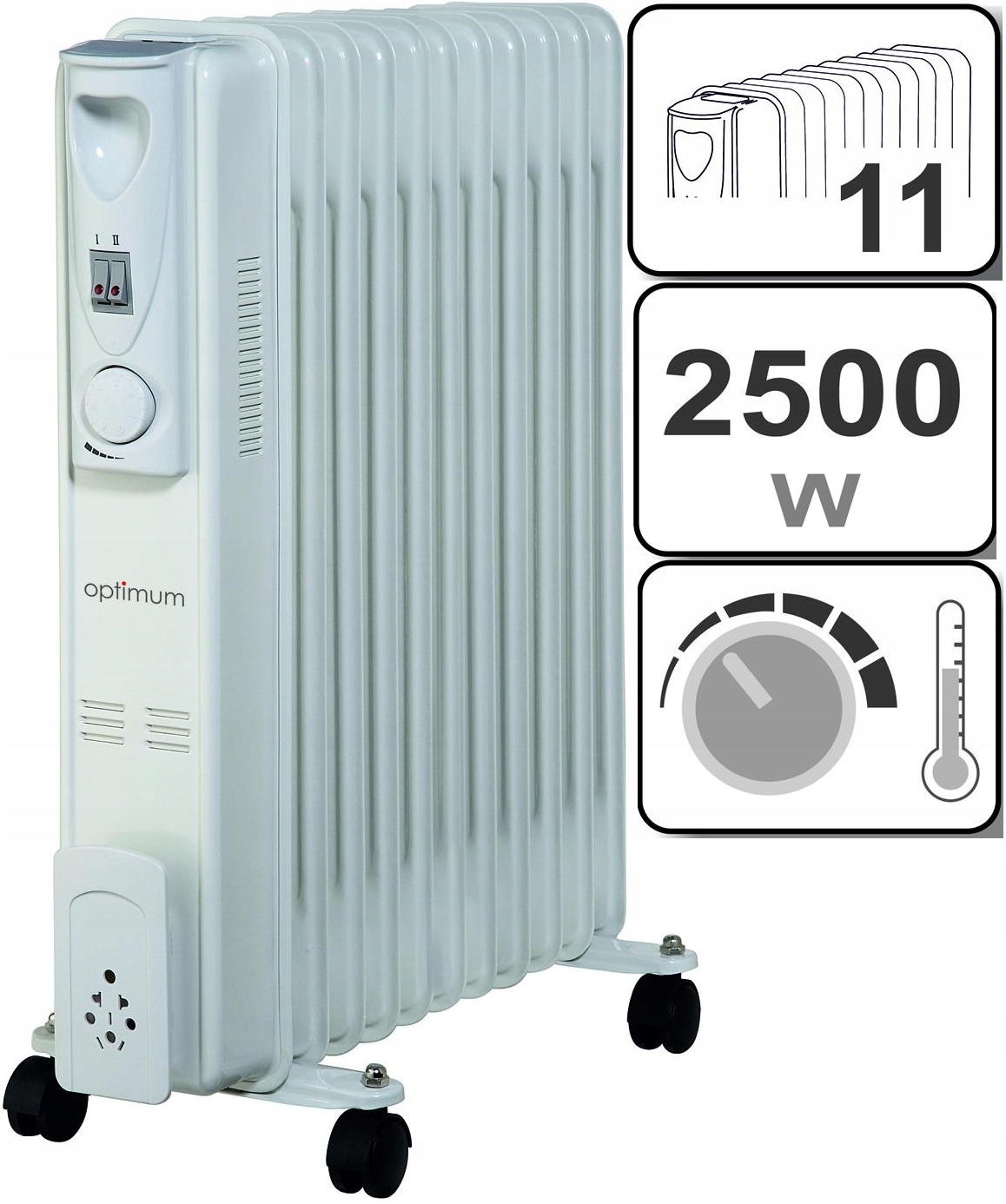 Grzejnik Olejowy OS-1711