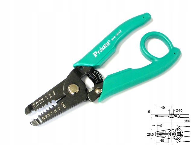 Ściągacz do izolacji ręczny 8PK-3002D Proskit