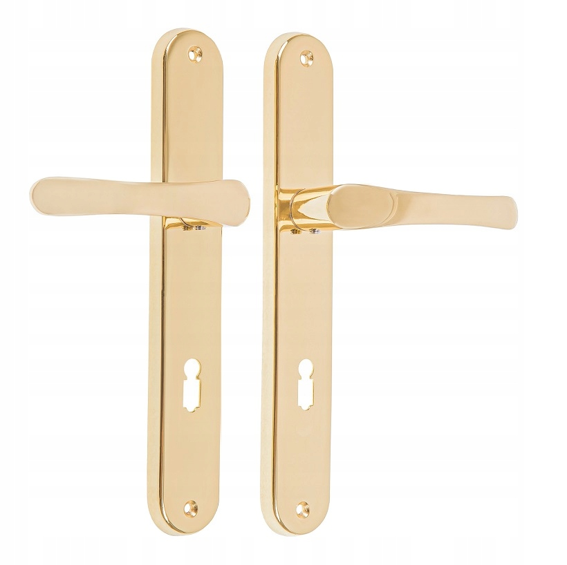 

Klamka szyld 72mm klucz Classic złoty Schaffner