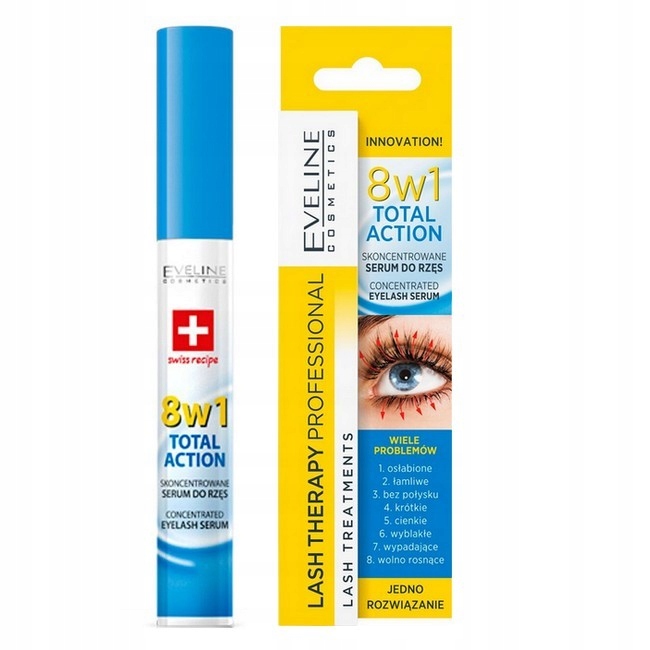 

Eveline Serum Przyspieszające Wzrost Rzęs 8w1