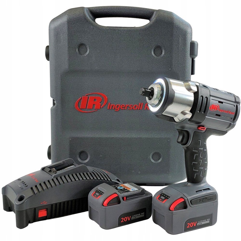 INGERSOLL RAND KLUCZ UDAROWY 1/2, 20 V, 2033 NM, ZESTAW + W5153